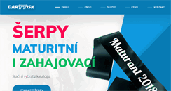Desktop Screenshot of darttisk.cz